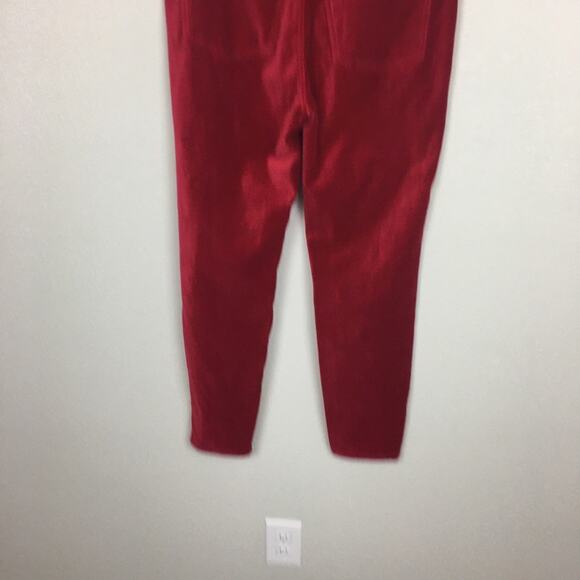 Soft Surroundings Red Velvet NWT Skinny Ankle Pants 12 - Picture 3 of 9